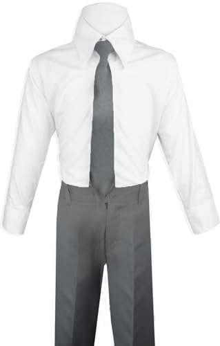 Black n Bianco Boys' Formal Black Suit with Shirt and Vest4