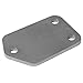 Fanmao 4 Pack Weld-On Steel Base Plates, 3/16