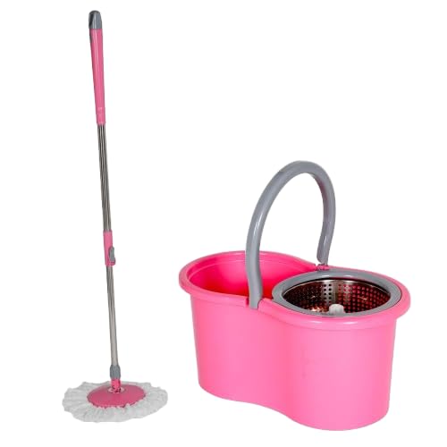 See full amazon price history chart for Sumoware Industries Spin Mop & Stainless Steel Wringer, Big Bucket with 1 Microfiber Refills, Floor Cleaning Mop with Bucket, pocha for Floor Cleaning, Mopping Set (Pink) Sumoware Industries Spin Mop & Stainless Steel Wringer, Big Bucket with 1 Microfiber Refills, Floor Cleaning Mop with Bucket, pocha for Floor Cleaning, Mopping Set (Pink) (B0D5BJ6LR2) Amazon Price History, Amazon Price Tracker
