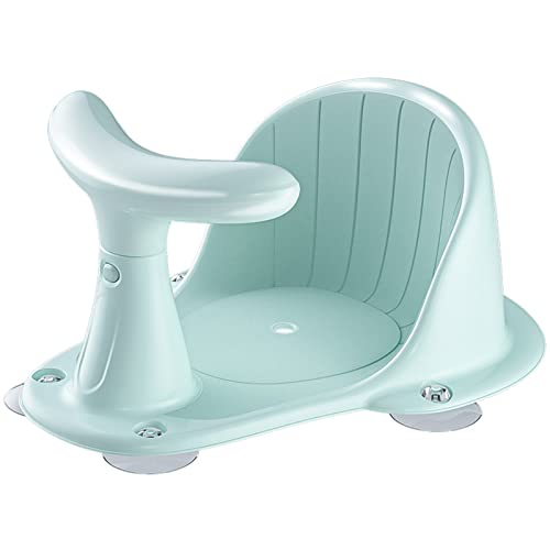 Image of Baby Bath Seat with Thermometer, Portable Toddler Child Bathtub Seat for 6-18 Months,Green