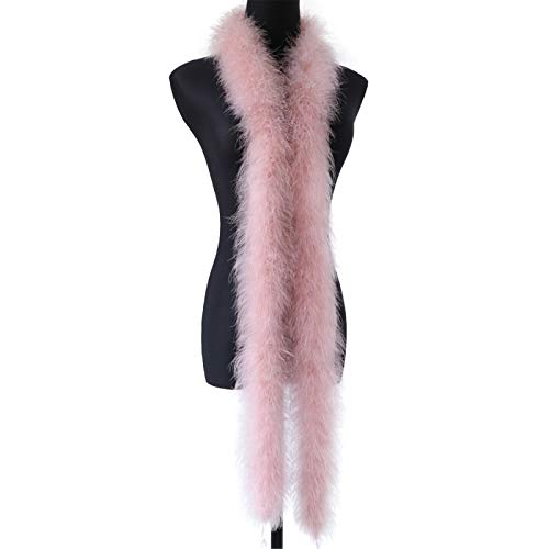 2 Yards Fluffy Marabou Feather Boa For Crafts Wedding Party Christmas Tree Decoration 22 Grams #TOP3