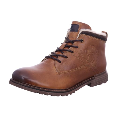 bugatti Homme 321-a0u5f Botte Bottine Chaussure Hiver Cuir Marron
