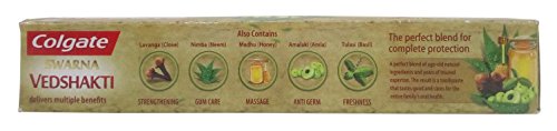 Image of Colgate Anticavity Toothpaste - Swarna Vedshakti, 100g Carton