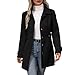 Generisch Damen Winterjacke Übergangsjacke Mantel Lang Jacke Winter Damen-Jacken Elegant Knopfleiste Gürtel Design Klassisch Figurbetont Outfits für Alltag Büro Reisen