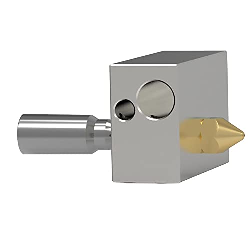 Réparez la tête d'impression 1 Set Hot End avec Le kit d'extrudeuse Hotend de buse 0.4MM V2 adapté à la tête d'impression de Bloc Chauffant d'imprimante 3D Zortrax M200 (Couleur : Argent)