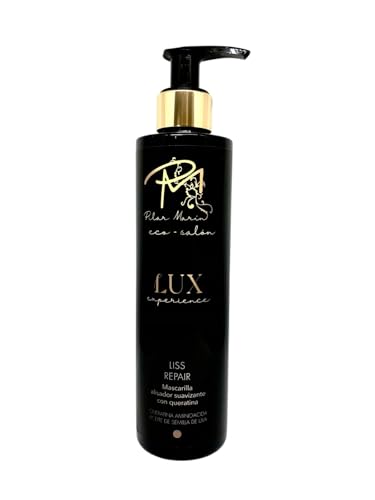 LUX EXPERIENCE- mascarilla hidratante cabello | 250 ml | Repara el cabello seco y dañado | Contiene 3 productos: champú, mascarilla y fluido | No graso y hipoalergénico