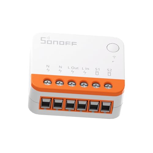 Image of Ledgebit MINIR4 Extreme Wi-Fi Smart Switch (Upgraded)- Compact Inline Module for Smart Home Automation | Works with External Switches & eWeLink App | Compatible with Sonoff Devices