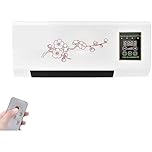 Climatizzatore split portatile, montaggio a parete, freddo e caldo, 2 in 1, super silenzioso con telecomando, ideale per casa, ufficio, camera da letto