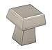 Richelieu Hardware Contemporary 1-1/6 in. (30 mm) Brushed Nickel Cabinet Knob