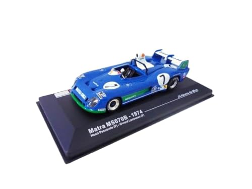 OPO 10 - Voiture Miniature de Collection 1/43 Compatible avec Matra MS670B Pescarolo 24h Le Mans 1974 - XX01