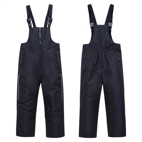 Baberos de esquí para niños, overol de invierno para nieve, acogedor overol para actividades al aire libre, resistente al agua, overol de snowboard para niños y niñas, 4 años, C