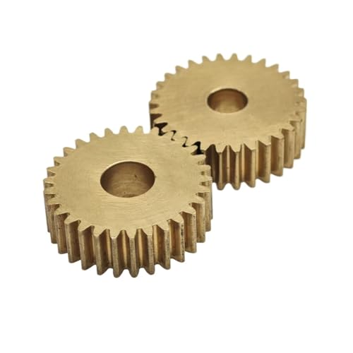 Engrenage droit en laiton module 0.7 de précision pour transmission fluide