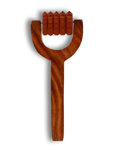 Image of Flavoma [LONG HANDLE] Balyantra Wooden Roller Massager For Scalp | Acupressure Roller Massage | Head Massager For Hair Growth | Manual Head Massager | Promotes Hair Growth | Dandruff Removal