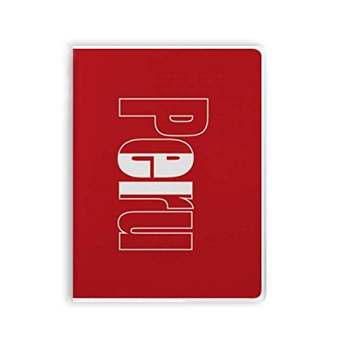 Carnet de notes Pérou cahier tendance couverture souple pour écriture