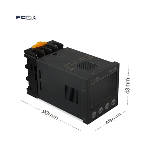 Relais temporisé programmable DH48S-2Z 220VAC avec sa base de prise incluse - 5