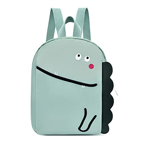 Niños Dinosaurio Bolsa de mochila Escuela impermeable para niñas para niña Boyskids Mochila para mochilas de los niños de la escuela (Color : Green)
