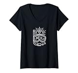Mujer Submarinismo - Máscara de buceo Submarinismo Submarino Buceador Apnea Camiseta Cuello V