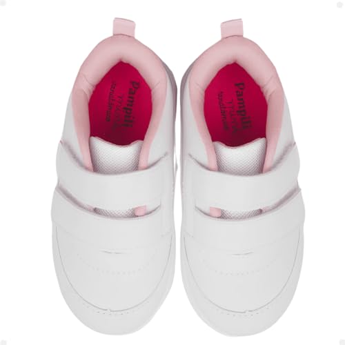 Tênis Infantil Pampili Yumi Colegial (Branco, BR, Criança de 4 a 8 anos, Numérico, 27)