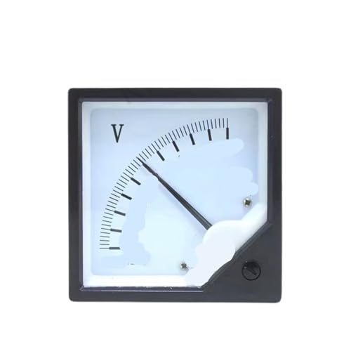 Voltmètre positif et négatif 6C2 80x80mm avec mesure de tension 100V-0-100V