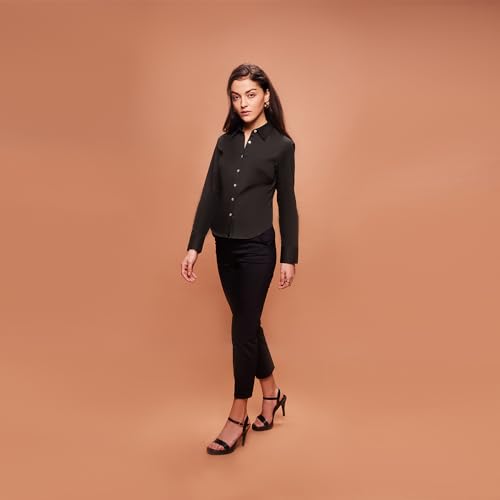 Image of Bombay High Women's Solid Slim Fit Shirt