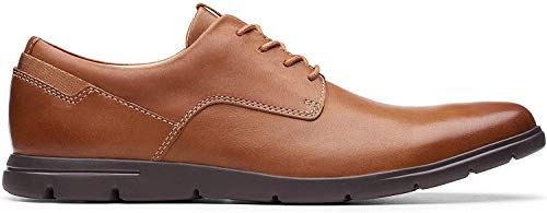 Image of Clarks Men's Derby Lace-Up, Brown Tan Tan, 10 UK