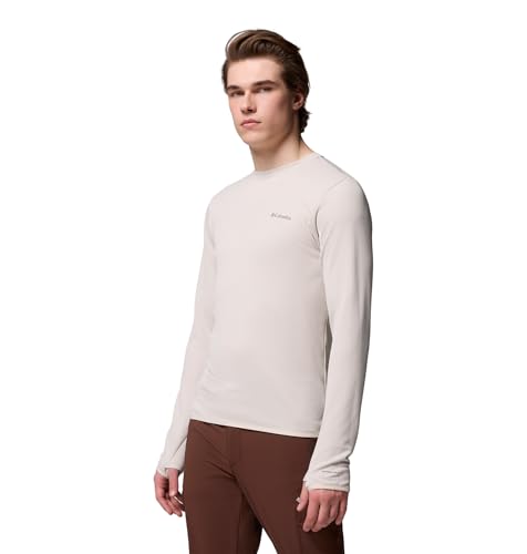 Columbia Tech Trail Utility Warm Long Sleeve Crew Technisches Langarm-T-Shirt für Herren, Dark Stone, XXL – Ansicht 4