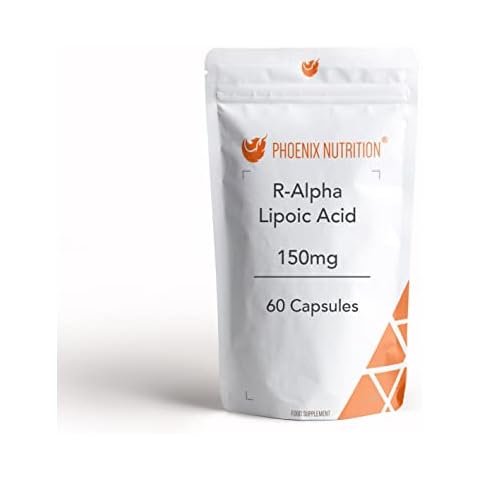 R Alpha Lipoic Acid 150mg x 60 Capsules R-ALA Cover