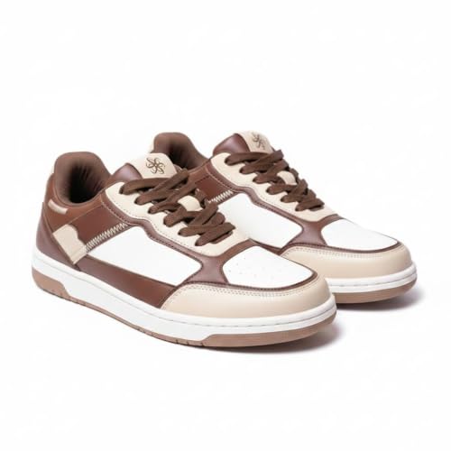 Image of Bougieoriginals Kryo (Mocha Cream) Premium Sneakers for Men | Designed for Comfort & Style | Lightweight Minimal Sneakers
