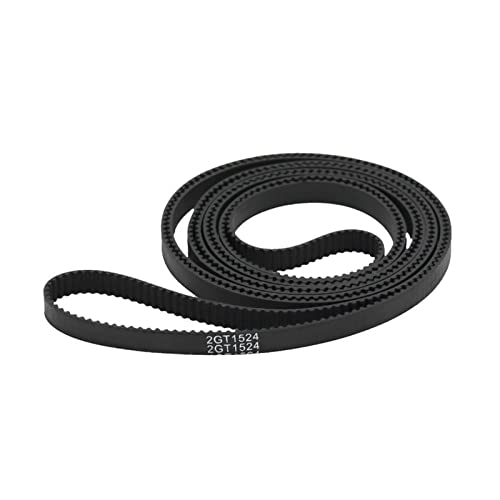 Correas 2GT 6mm circuito cerrado 3230mm para poleas de distribución y CNC, 5 uds