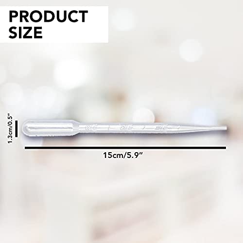 Plastic Transfer Pipettes 3Ml, Graduated, Pack Of 100 #TOP2