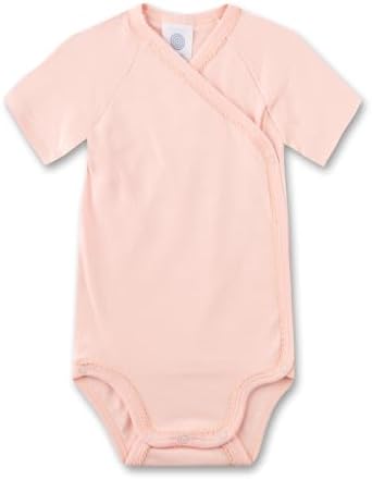 Sanetta Wickelbody Kurzarm Weiß - Bio-Baumwolle Für Babys Mit Seitlichen Knöpfen