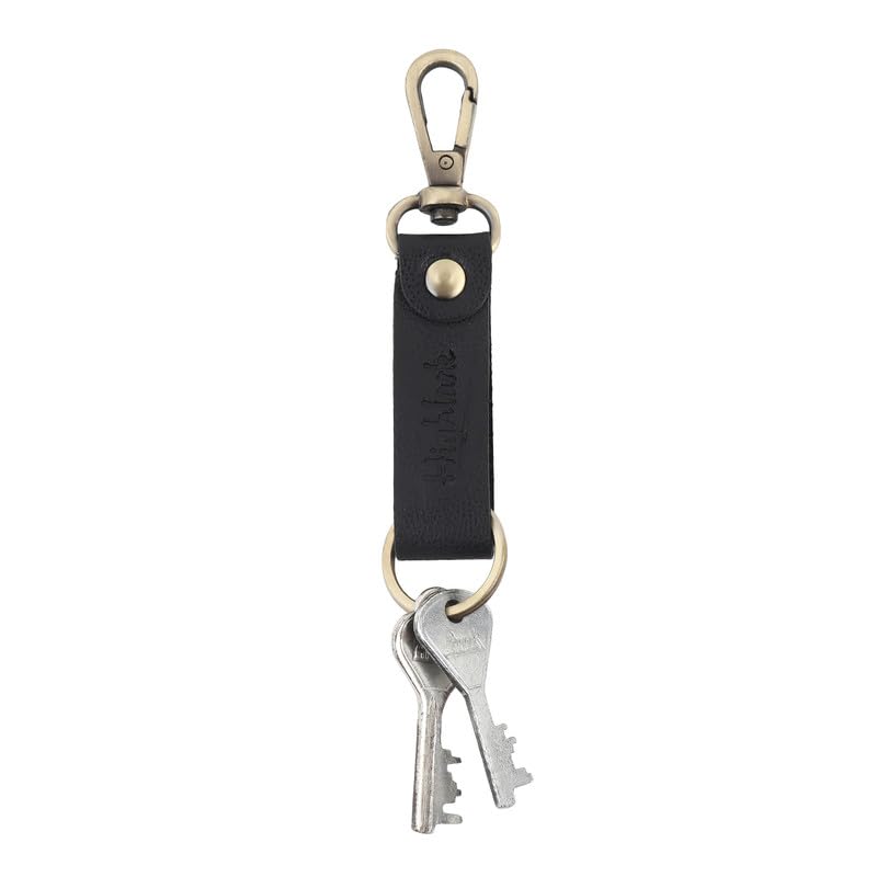 Highlark® Black Keychains Key Ring Hook Keychains Holder Car & Bike Keychain Heavy Duty