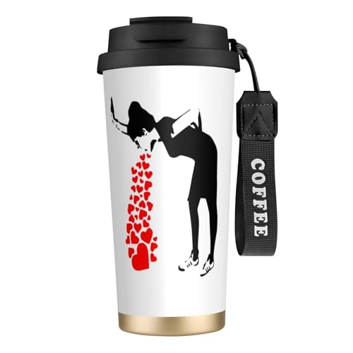 ^u[ Banksy oNV[ R[q[Jbv 500ml RrjJbv Xg[t Wt   @r }OJbv 316XeX ۉۗ e Xgbvt v[g