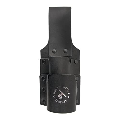 Window Cleaner Leather Model 5 - Leather Squeegee Holster-L8