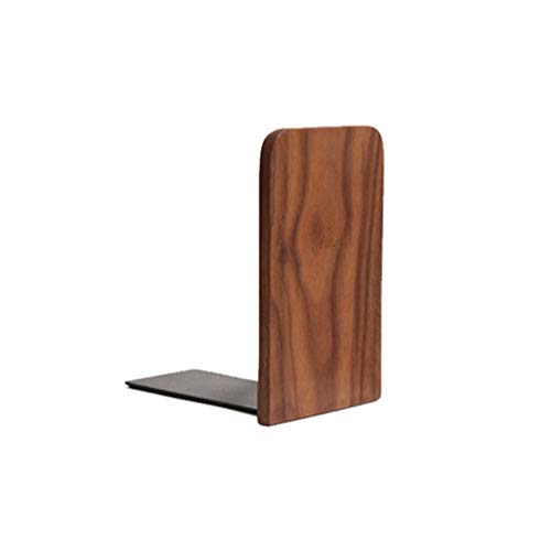 STOBOK Soporte para De Madera De Nogal Negro Organizador De y Revistas para y...