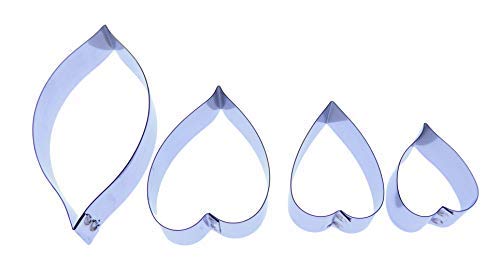 Valley Cutter Company Clematis Petal and Leaves Set - Stainless Steel Sugarcraft Cutters