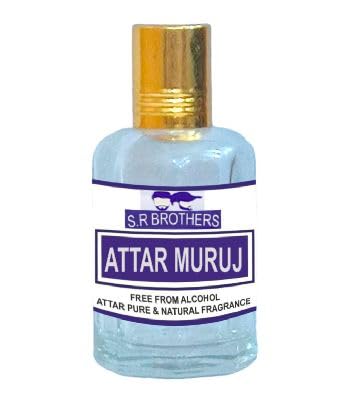 Parfum à bille longue durée Muruj Attar 50ml anti-fuite en verre