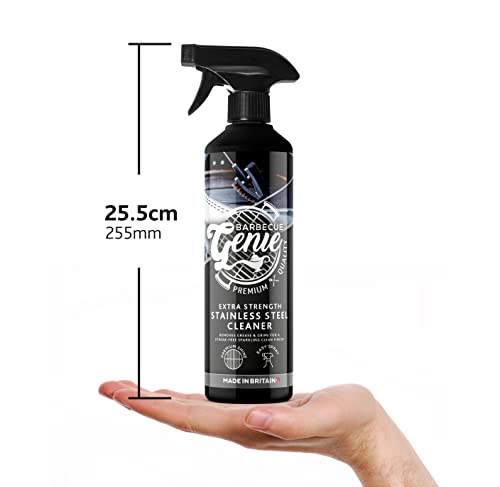 McKLords BBQ Genie Stainless Steel Cleaner - Barbecue Grill Degreaser- 500ml | Removes Grease, Grime and Water Spots | Leaves a Streak-Free Finish, Clear - Image 2