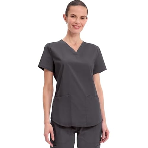 Cherokee Workwear Professionals Women Scrubs Top V-Neck WW665, S