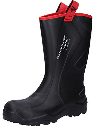 Dunlop Protective Footwear (DUO19) Unisex Adult's Dunlop Purofort Rugged Safety Boots, Black, 10 44 EU