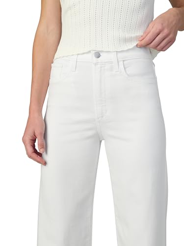 Joe's Jeans Women's Mia Petite High Rise Wide Leg Jean, White, 254
