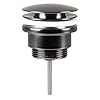 Differnz afvoerplug – pop-up – design – gun metal
