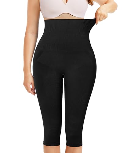 Nebility Seamless Shapewear Tummy Control High Waist Compression Leggings for Women Butt Lifting Shapewear Thigh Slimmer