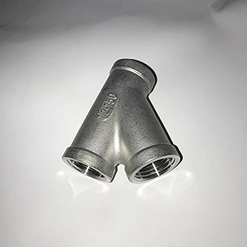 Connector, 1/4"3/8" 1/2"3/4" 1"1-1/4" 1-1/2"2" BSP Vrouwelijke Y Vorm 3 Manieren Connector Koppel Splicer Splitter, 304 Roestvrij Passende 1pc (Color : R Shape, Size : 3/4") - Image 3