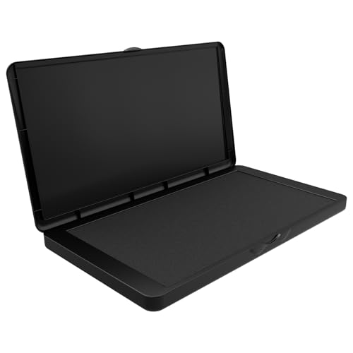 Large Stamp Pad 6.29 x 3.54 Inch Black Ink Pad Premium Quality Felt Pad Rubber Stamp Ink Pad for Office Home