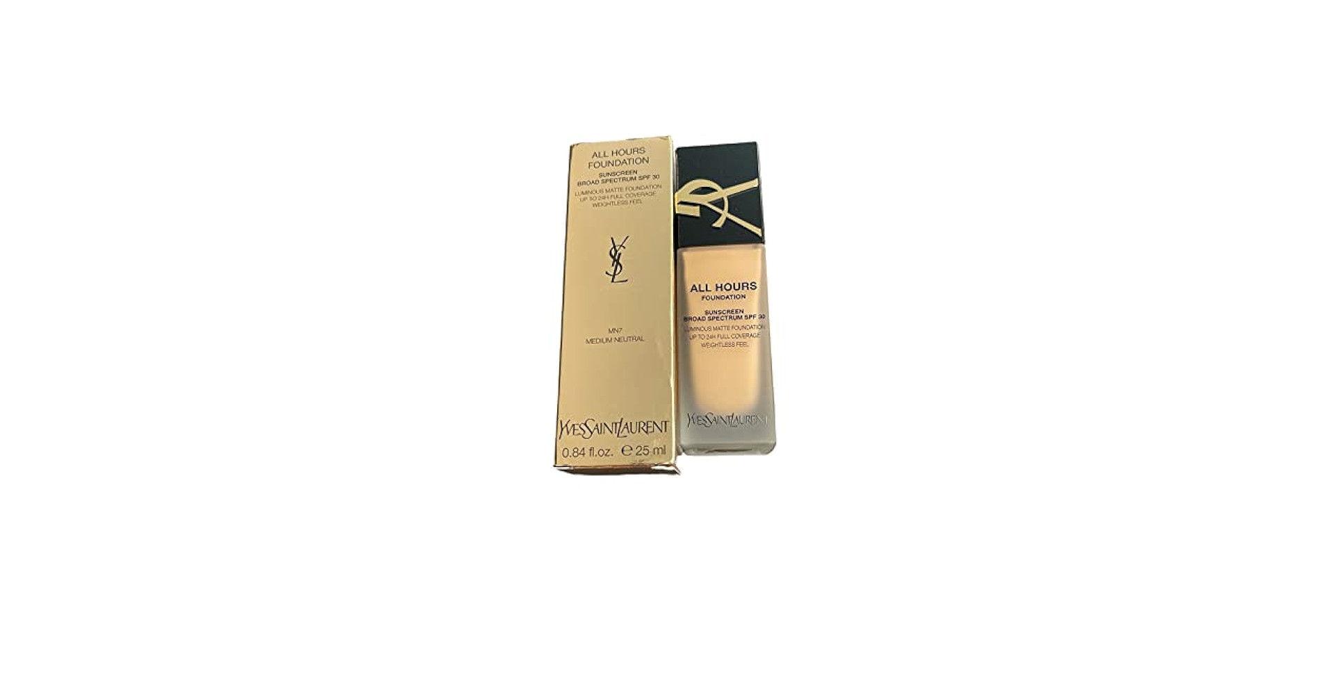 poocha　YSL ALL HOURS FOUNDATIONプライマー付 Amazon.com : All hours Foundation SPF 30 - MN7 by Yves Saint