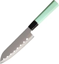 Machado Stainless Steel Japanese Deba Sushi Knife with Octagonal Green Handle - (Pack of 1)
