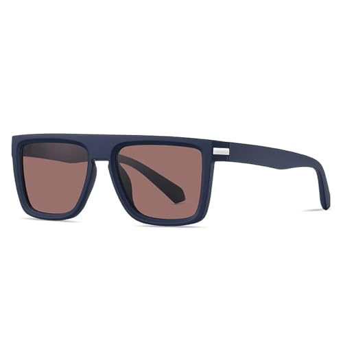 Lunettes de soleil UV400 unisexes avec verre effet miroir coloré