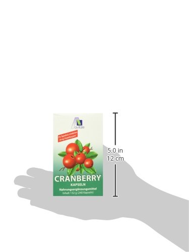Avitale Cranberry Kapseln 400 mg, 240 Stück zur Unterstützung der Gesundheit