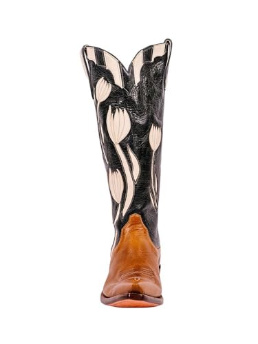 SO SIMPOK Womens Embroidered Pull On Cowboy Cowgirl Boots Block Chunky Heel Western Mid Calf Boots Riding Wedding Boots2